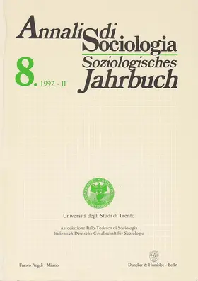 Cavalli |  Annali di Sociologia - Soziologisches Jahrbuch. | Buch |  Sack Fachmedien