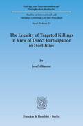 Alkatout |  The Legality of Targeted Killings in View of Direct Participation in Hostilities | Buch |  Sack Fachmedien