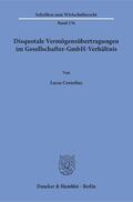 Cornelius |  Disquotale Vermögensübertragungen im Gesellschafter-GmbH-Verhältnis | Buch |  Sack Fachmedien