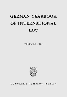 Arnauld / Matz-Lück / Odendahl |  German Yearbook of International Law - Jahrbuch für Internationales Recht. | Buch |  Sack Fachmedien