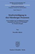 Salleck |  Strafverteidigung in den Nürnberger Prozessen | Buch |  Sack Fachmedien