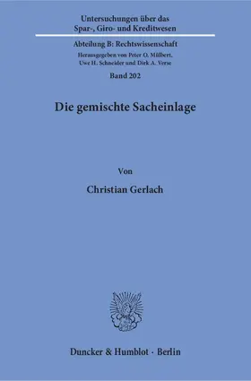 Gerlach |  Die gemischte Sacheinlage | Buch |  Sack Fachmedien
