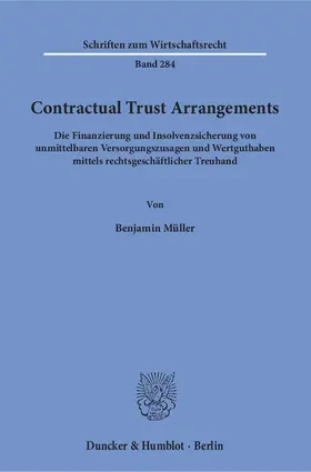 Müller |  Contractual Trust Arrangements | Buch |  Sack Fachmedien