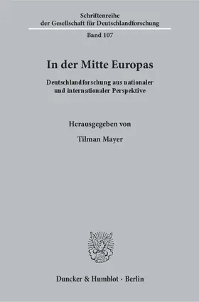 Mayer |  In der Mitte Europas. | Buch |  Sack Fachmedien