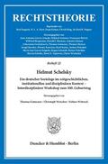 Gutmann / Weischer / Wittreck |  Helmut Schelsky. | Buch |  Sack Fachmedien