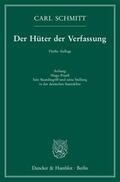 Schmitt |  Der Hüter der Verfassung | Buch |  Sack Fachmedien