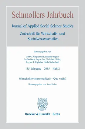 Heise |  Wirtschaftswissenschaft(en) – Quo vadis? | Buch |  Sack Fachmedien