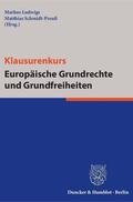 Ludwigs / Schmidt-Preuß |  Klausurenkurs Europäische Grundrechte und Grundfreiheiten | Buch |  Sack Fachmedien