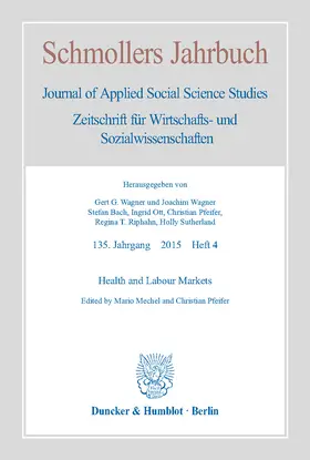 Mechel / Pfeifer |  Health and Labour Markets. | Buch |  Sack Fachmedien