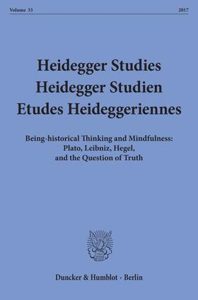 Emad / Herrmann / Coriando |  Heidegger Studies / Heidegger Studien / Etudes Heideggeriennes | Buch |  Sack Fachmedien