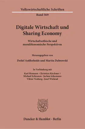 Aufderheide / Dabrowski |  Digitale Wirtschaft und Sharing Economy | Buch |  Sack Fachmedien