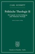 Schmitt |  Politische Theologie II | Buch |  Sack Fachmedien