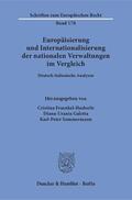 Fraenkel-Haeberle / Galetta / Sommermann |  Europäisierung und Internationalisierung der nationalen Verwaltungen im Vergleich | Buch |  Sack Fachmedien