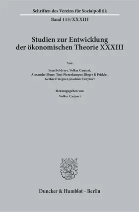 Caspari |  Kontinuität und Wandel in der Institutionenökonomie. | Buch |  Sack Fachmedien