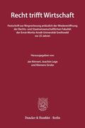 Grube / Körnert / Lege |  Recht trifft Wirtschaft | Buch |  Sack Fachmedien