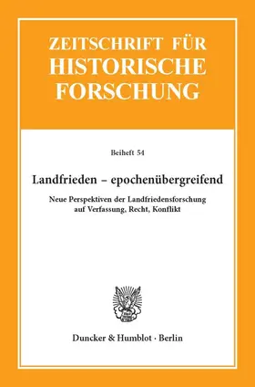 Baumbach / Carl | Landfrieden – epochenübergreifend. | Buch | 978-3-428-15385-5 | sack.de