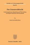 Strelitz-Risse |  Strelitz-Risse, A: Zensuswahlrecht | Buch |  Sack Fachmedien