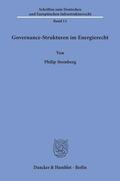 Stomberg |  Stomberg, P: Governance-Strukturen im Energierecht | Buch |  Sack Fachmedien