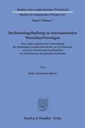 Rener |  Rener, K: Rechtsmängelhaftung in internationalen Warenkaufve | Buch |  Sack Fachmedien