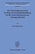 Roggenkemper |  Roggenkemper, D: Unternehmenserwerb im Wege der Sachkapitale | Buch |  Sack Fachmedien