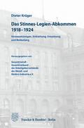 Krüger |  Krüger, D: Stinnes-Legien-Abkommen 1918-1924 | Buch |  Sack Fachmedien