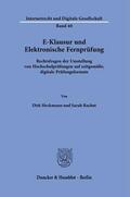 Heckmann / Rachut |  E-Klausur und Elektronische Fernprüfung. | Buch |  Sack Fachmedien