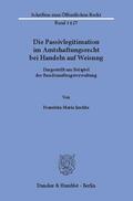 Jaschke |  Jaschke, F: Passivlegitimation im Amtshaftungsrecht bei Hand | Buch |  Sack Fachmedien