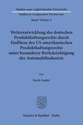 Sieglitz |  Sieglitz, H: Weiterentwicklung des deutschen Produkthaftungs | Buch |  Sack Fachmedien