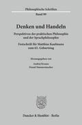 Krause / Simmermacher |  Denken und Handeln. | Buch |  Sack Fachmedien