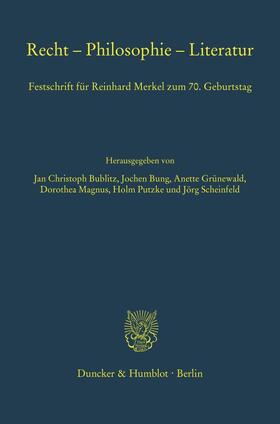 Bublitz / Scheinfeld / Bung | Recht - Philosophie - Literatur. 2 Bde | Buch | 978-3-428-15566-8 | sack.de