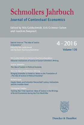 Goldschmidt / Rauchenschwandtner |  The Idea of Justice in Economics | Buch |  Sack Fachmedien