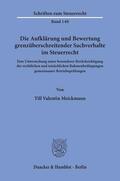 Meickmann |  Meickmann, T: Aufklärung und Bewertung grenzüberschreitender | Buch |  Sack Fachmedien