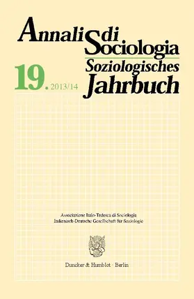 Gubert / Meulemann |  Annali di Sociologia - Soziologisches Jahrbuch. | Buch |  Sack Fachmedien