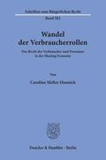 Meller-Hannich |  Meller-Hannich, C: Wandel der Verbraucherrollen. | Buch |  Sack Fachmedien
