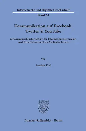Tief |  Kommunikation auf Facebook, Twitter & YouTube | Buch |  Sack Fachmedien