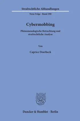 Doerbeck |  Cybermobbing | Buch |  Sack Fachmedien