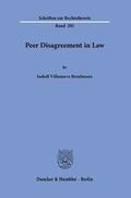 Villanueva Breulmann |  Peer Disagreement in Law. | Buch |  Sack Fachmedien