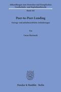 Hertneck |  Hertneck, L: Peer-to-Peer-Lending. | Buch |  Sack Fachmedien