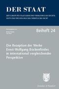 Künkler / Stein |  Rezeption der Werke Ernst-Wolfgang Böckenfördes | Buch |  Sack Fachmedien