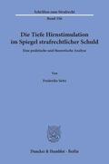 Seitz |  Seitz, F: Tiefe Hirnstimulation im Spiegel strafrechtlicher | Buch |  Sack Fachmedien