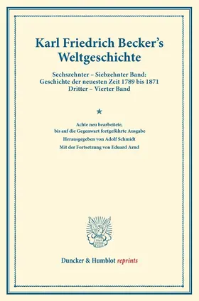 Becker / Arnd / Schmidt |  Weltgeschichte. | Buch |  Sack Fachmedien