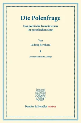 Bernhard |  Die Polenfrage | Buch |  Sack Fachmedien