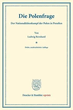 Bernhard |  Die Polenfrage | Buch |  Sack Fachmedien