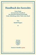 Wagner / Binding |  Handbuch des Seerechts | Buch |  Sack Fachmedien