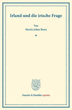 Bonn |  Irland und die irische Frage | Buch |  Sack Fachmedien
