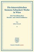 Deutsch |  Die österreichischen Siemens-Schuckert-Werke in Wien | Buch |  Sack Fachmedien