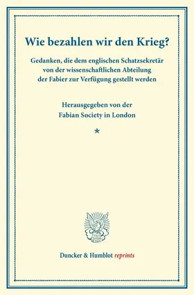  Wie bezahlen wir den Krieg? | Buch |  Sack Fachmedien