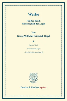 Hegel / Henning |  Werke | Buch |  Sack Fachmedien