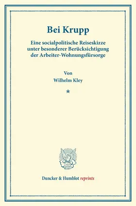 Kley |  Bei Krupp | Buch |  Sack Fachmedien