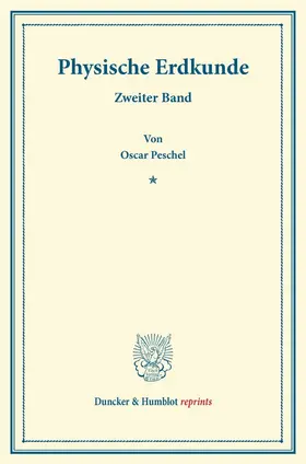 Peschel / Leipoldt |  Physische Erdkunde. | Buch |  Sack Fachmedien